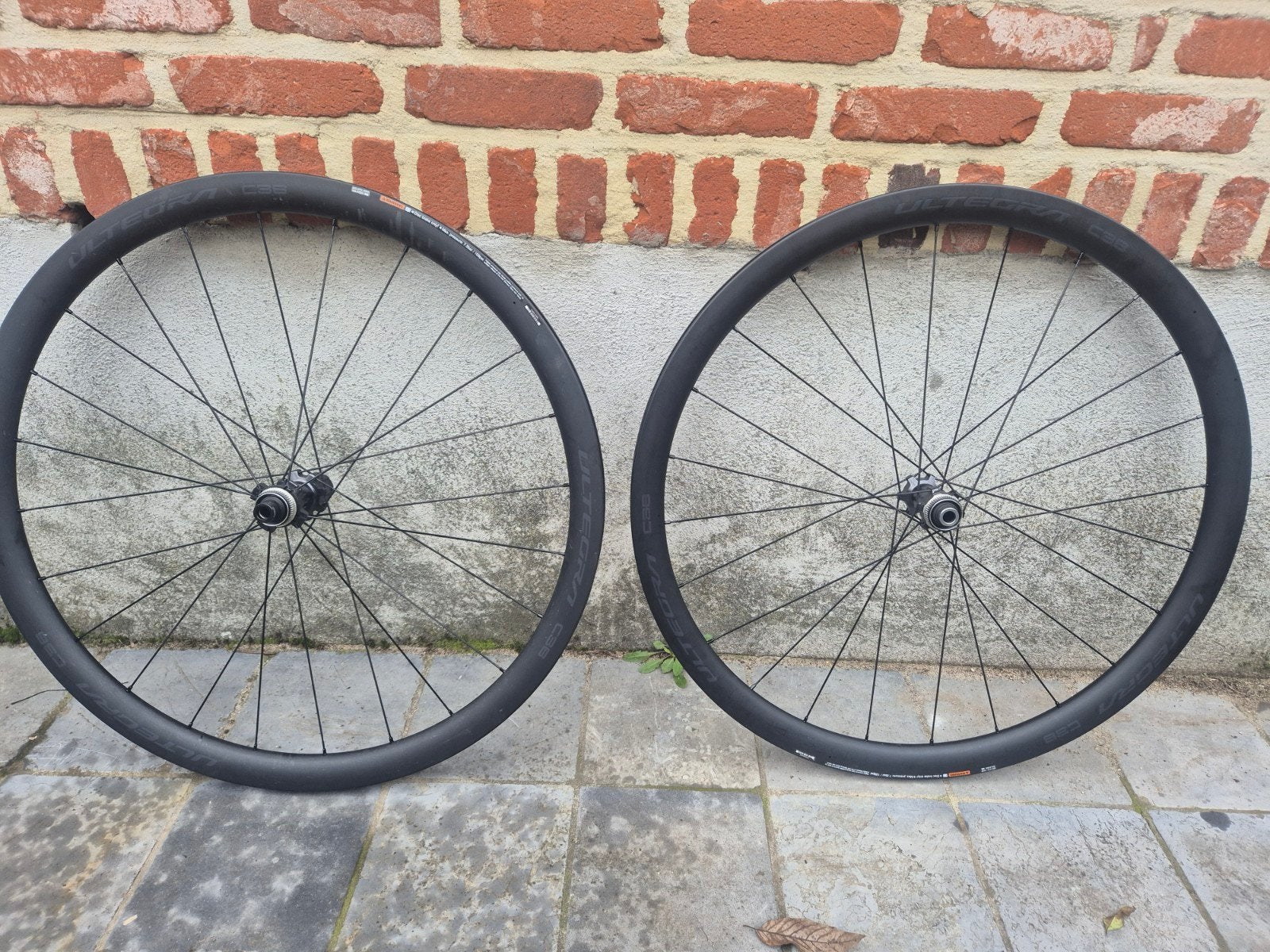 Shimano Ultegra C36 carbon wielen, Fietsen en Brommers, Shimano Ultegra, Zo goed als nieuw, Racefiets, Carbon