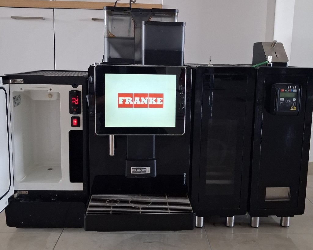 Franke A800 koffiezetapparaat, Ophalen