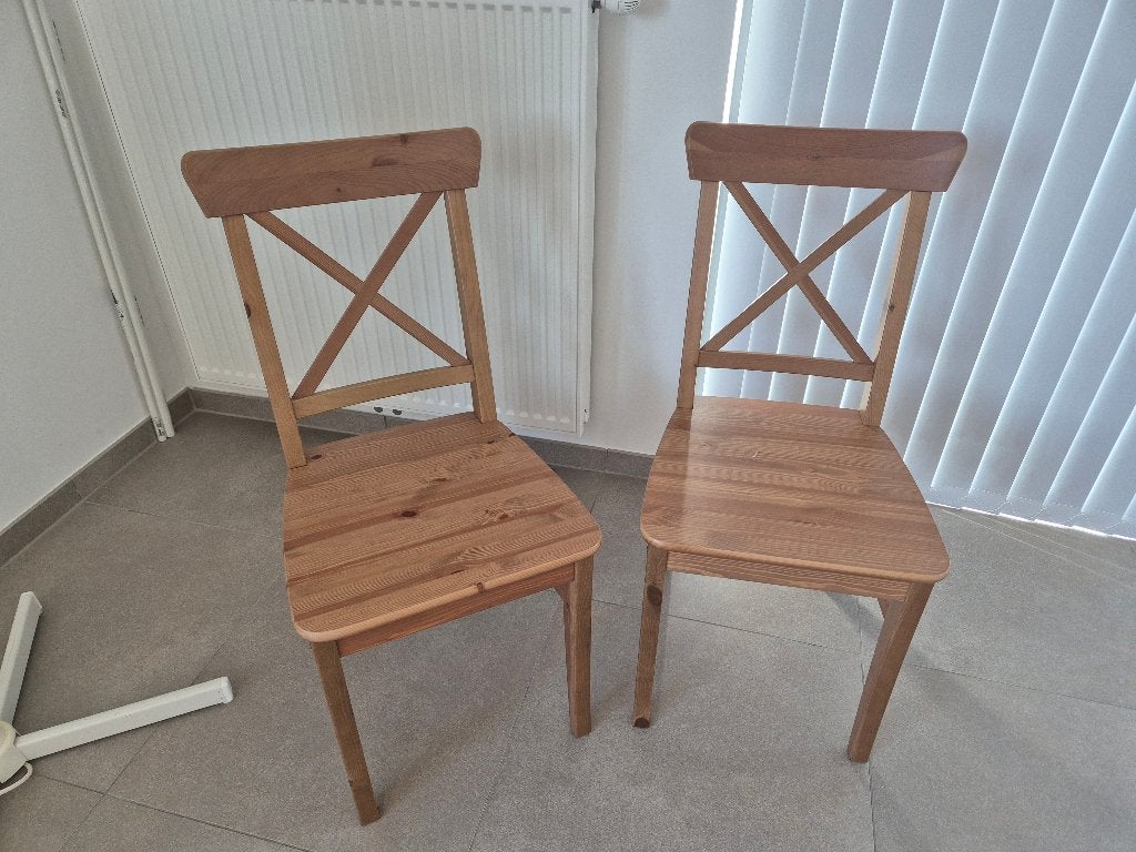 Ikea Ingolf Antiekbeits - op te halen!, Ophalen, Gebruikt, Twee, Bruin