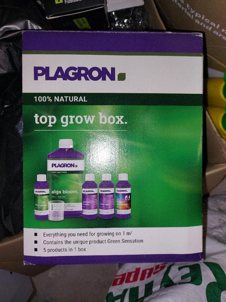 Plagron 100% natuurlijke meststofpakket - Top Grow Box, Tuin en Terras, Plantenvoeding, Ophalen of Verzenden, Nieuw