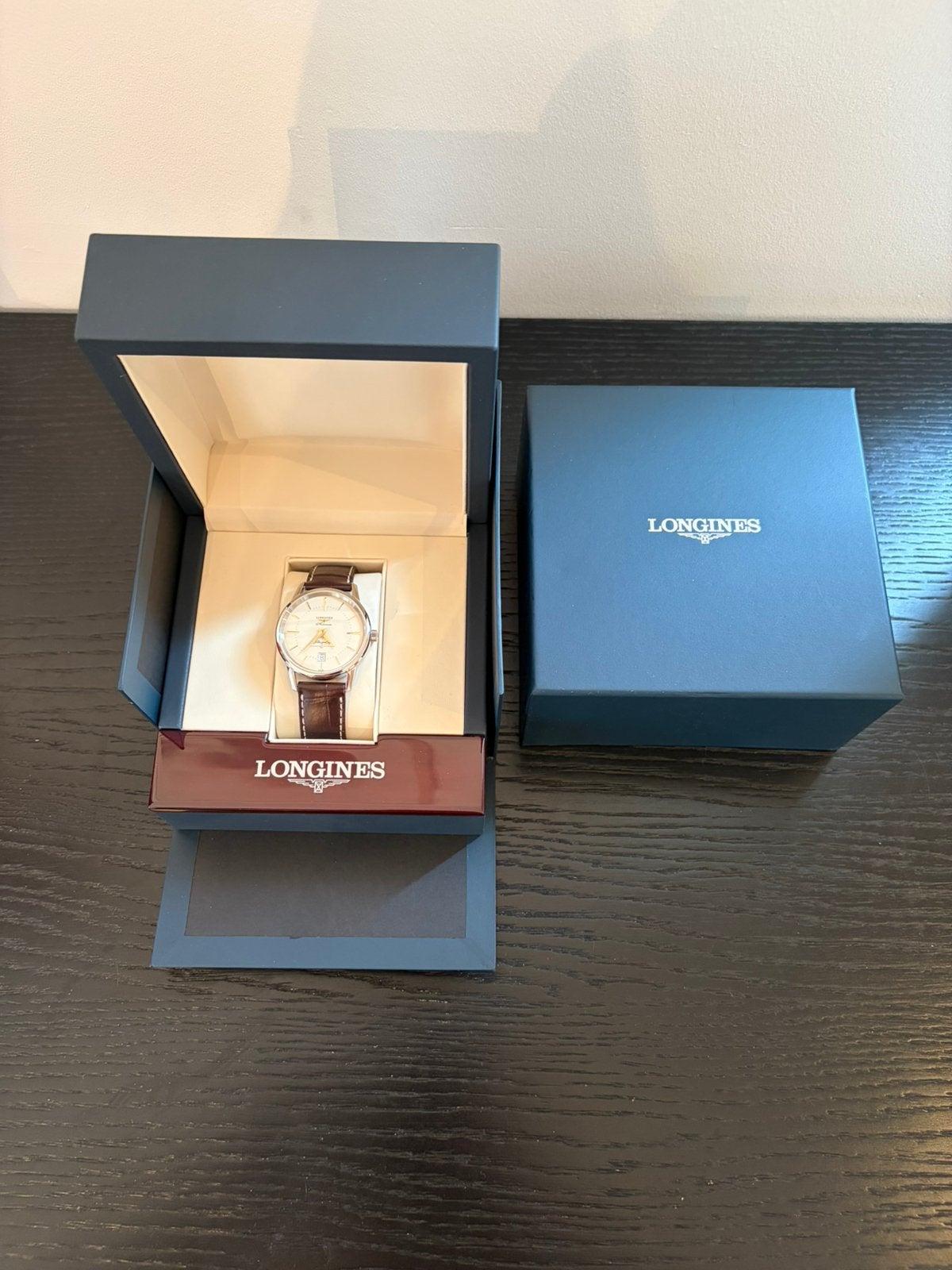Montre Longines Flagship Hertiatge Neuve, Handtassen en Accessoires, Horloges | Dames, Ophalen, Zo goed als nieuw