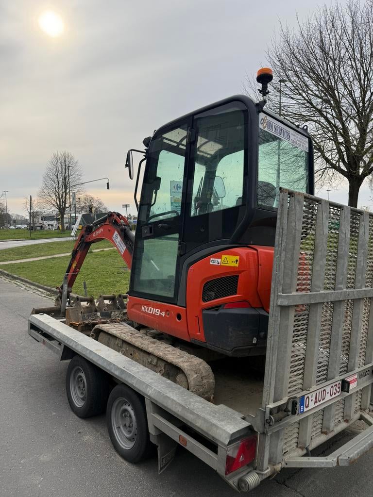 Kubota KX019-4 (2022) met hydraulische breekhamer te koop, Ophalen, Graafmachine
