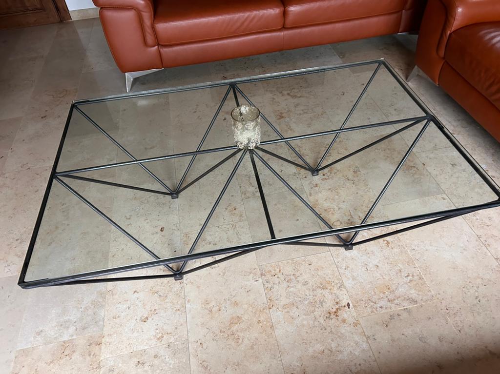 Glazen tafel, Ophalen, Gebruikt