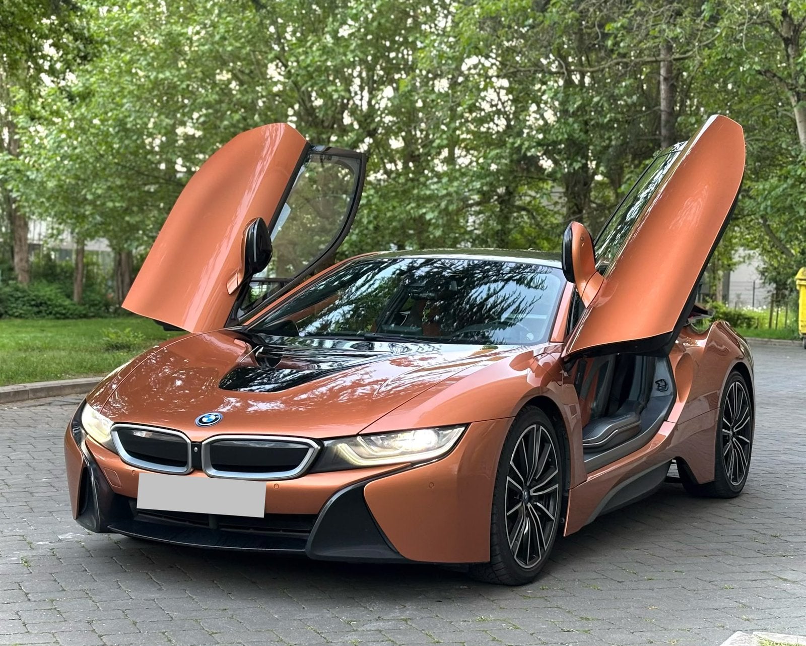BMW i8 coupé  Édition Frozen Copper Orange Model 2020, Autos, Cuir, Achat, Euro 6, Caméra 360°