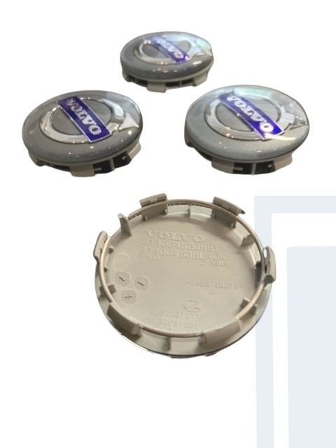 Volvo Naaf dop Volvo origineel grijs 64mm met blauw volvo lo, Auto-onderdelen, Ophalen of Verzenden, Nieuw