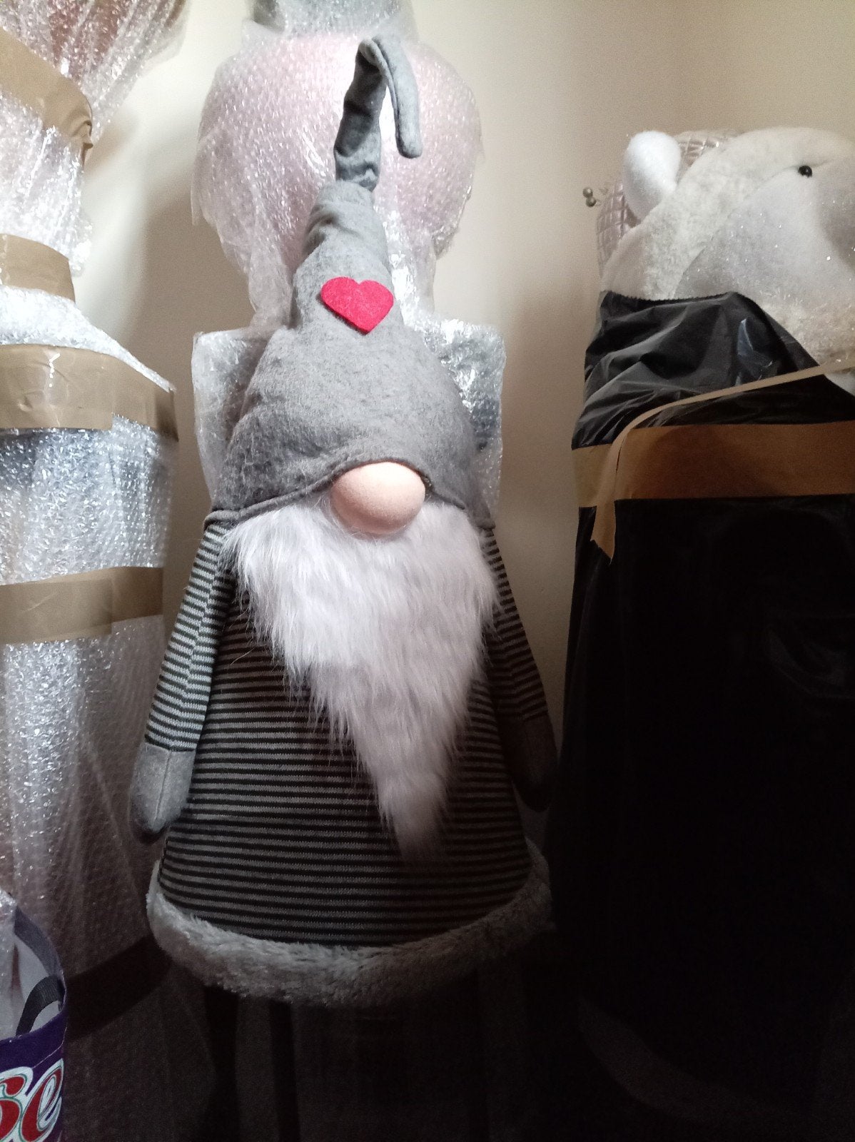 kerst kabouter op veer. 106cm, Ophalen