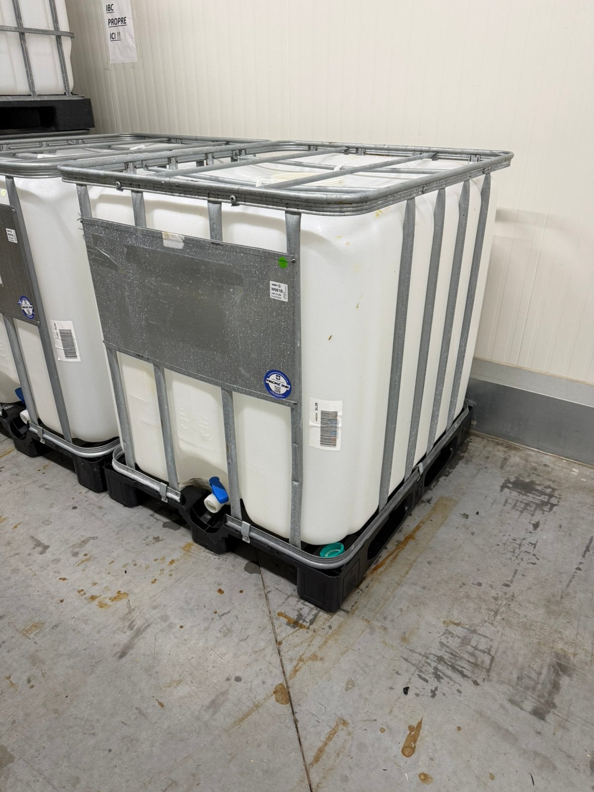 IBC container 1m3, Enlèvement, Utilisé