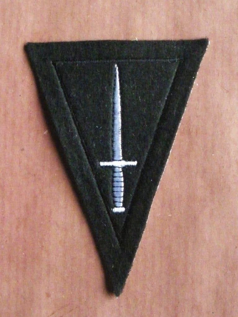 Insigne brevet A de commando belge 1971 écusson jamais monté, Envoi, Armée de terre, Emblème ou Badge