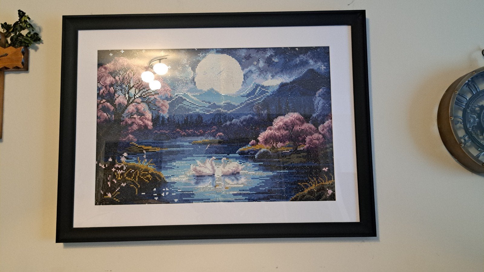 Diamond painting met kader, Antiek en Kunst, Ophalen