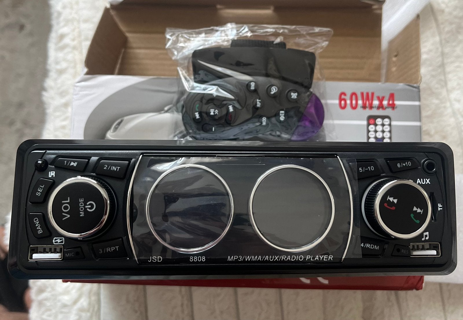 AutoRadio 60Wx4, Auto diversen, Autoradio's, Ophalen of Verzenden, Nieuw