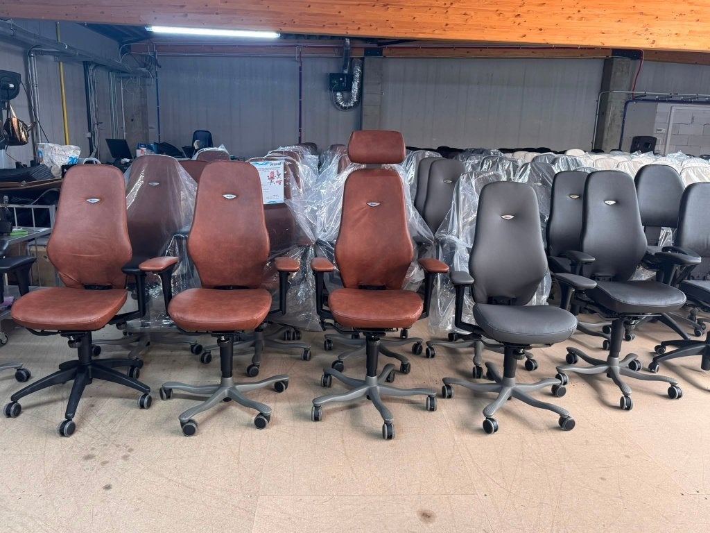 Kinnarps 8000 Ergonomische Bureaustoelen – Refurbished, Huis en Inrichting, Ophalen, Ergonomisch, Zo goed als nieuw, Bureaustoel