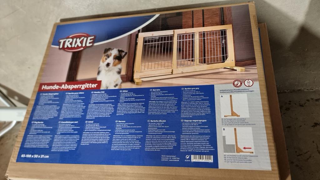 Barrière pour animaux extensible 65 à 108cm x 50cm, Enlèvement, Neuf