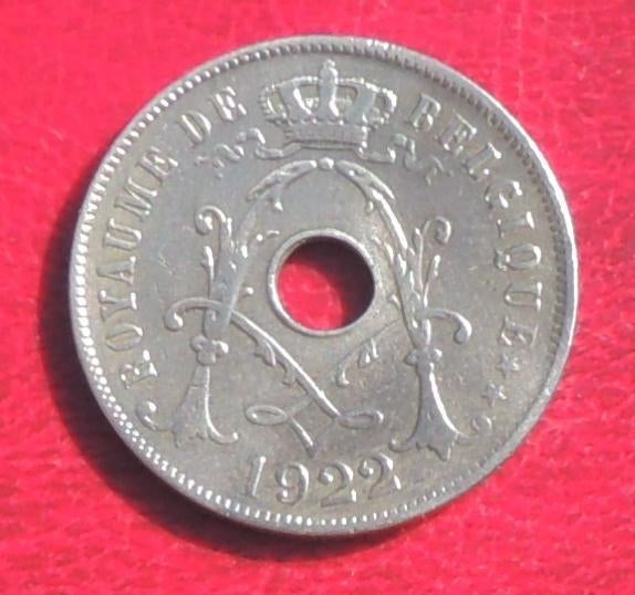 1922 25 centimes FR, Verzenden, Metaal, Losse munt