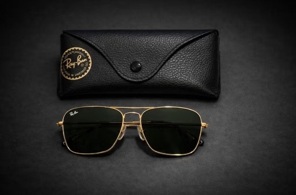 Ray-ban RB 3136 model zonnebril voor caravans, Ophalen, Gebruikt, Ray-Ban, Groen