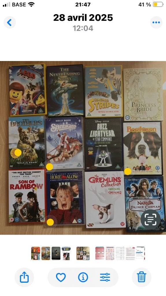 DVD's voor kinderen in het Engels, Ophalen, Zo goed als nieuw