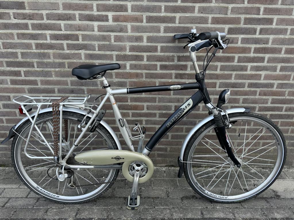 Batavus herenfiets, maat 57, in zeer goede en nette staat, Fietsen en Brommers, Ophalen, Gebruikt, Velgrem, Versnellingen