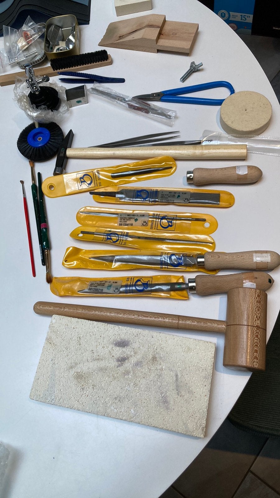 Deel van gereedschap goudsmid (kisp) (gereserveerd v Serge), Ophalen, Zo goed als nieuw
