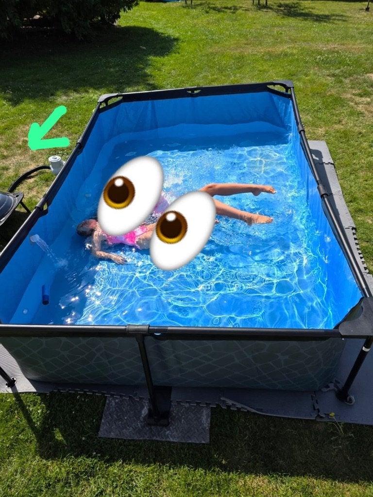 Verlaat het zwembad als nieuw, Tuin en Terras, Ophalen, Vierkant, Zo goed als nieuw, Opzetzwembad