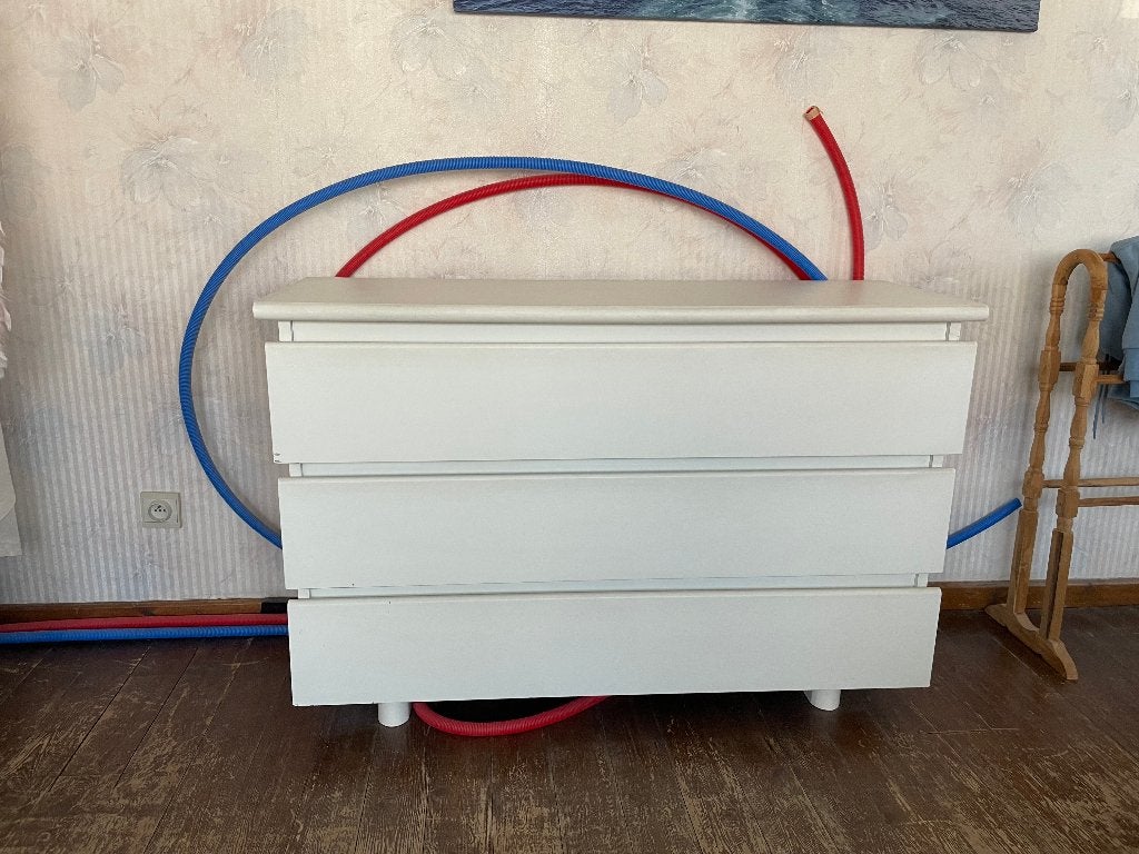 kleerkast en commode, Ophalen, Met deur(en), Gebruikt, 200 cm of meer