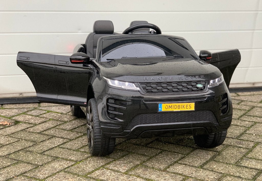 Range Rover Evoque 12v zwart bluetooth Rc / Leder zitje/ EVA, Ophalen of Verzenden, Nieuw