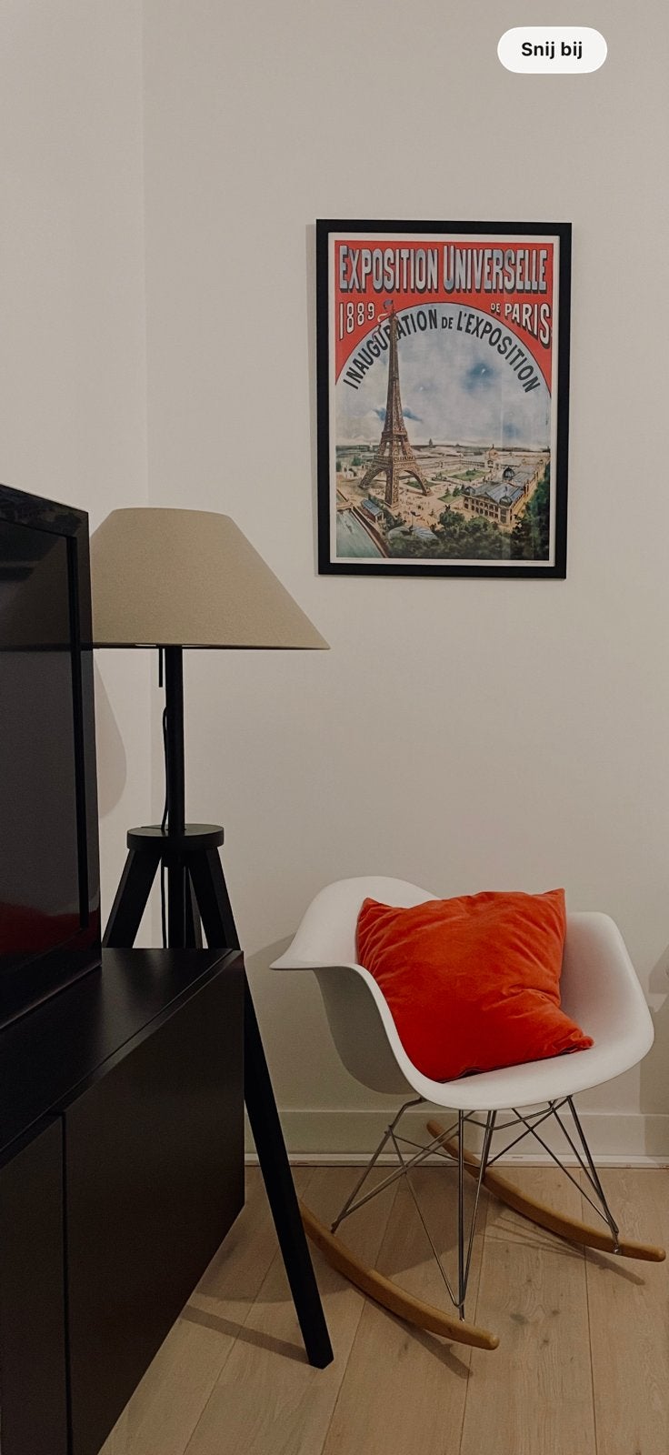 IKEA LAUTERS vloerlamp – driepoot, Ophalen, Zo goed als nieuw