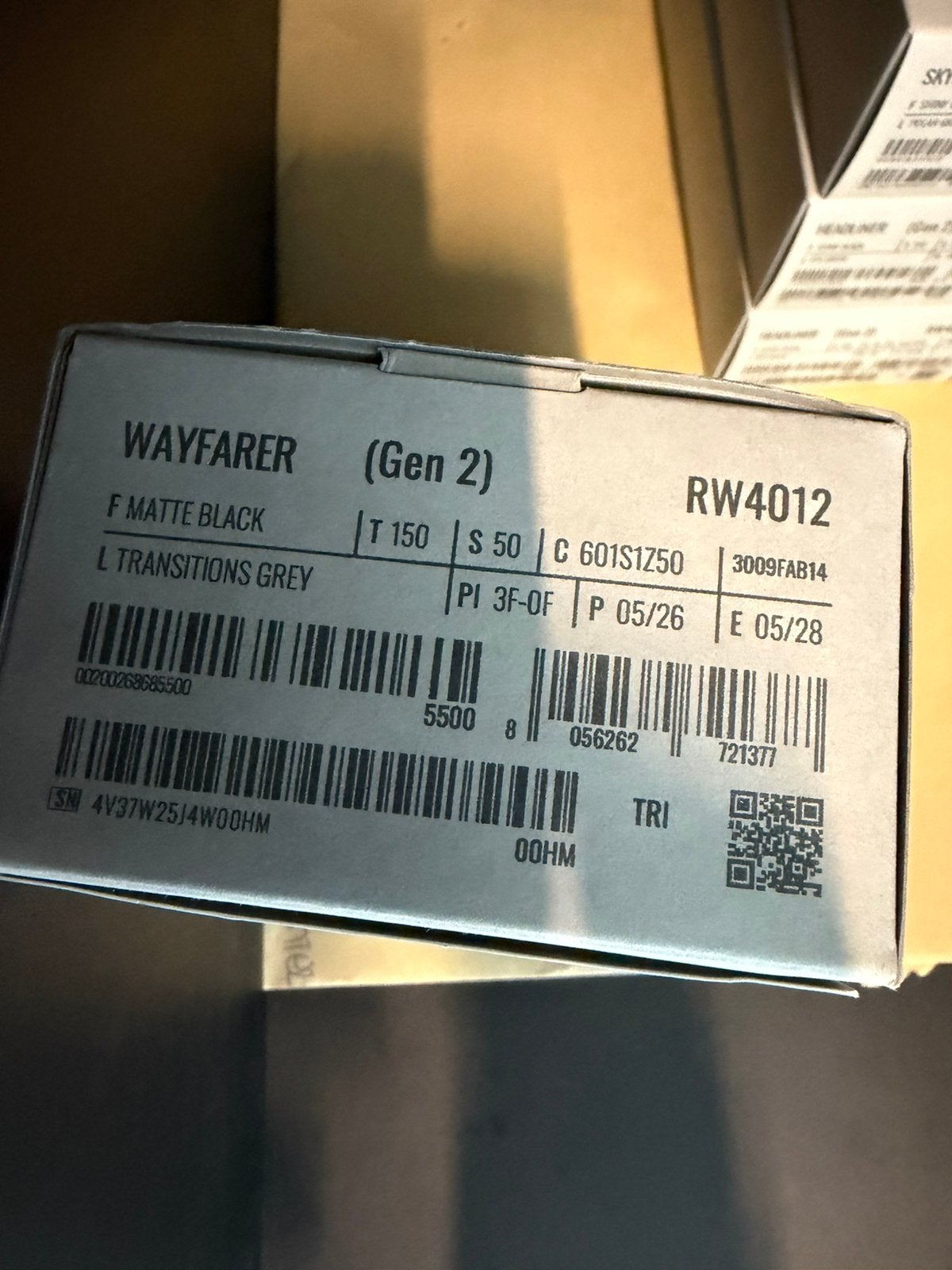 Ray-Ban Meta Wayfarer Gen 2 Matte Black & Transitions Neuve, Neuf, Enlèvement ou Envoi, Ray-Ban, Lunettes