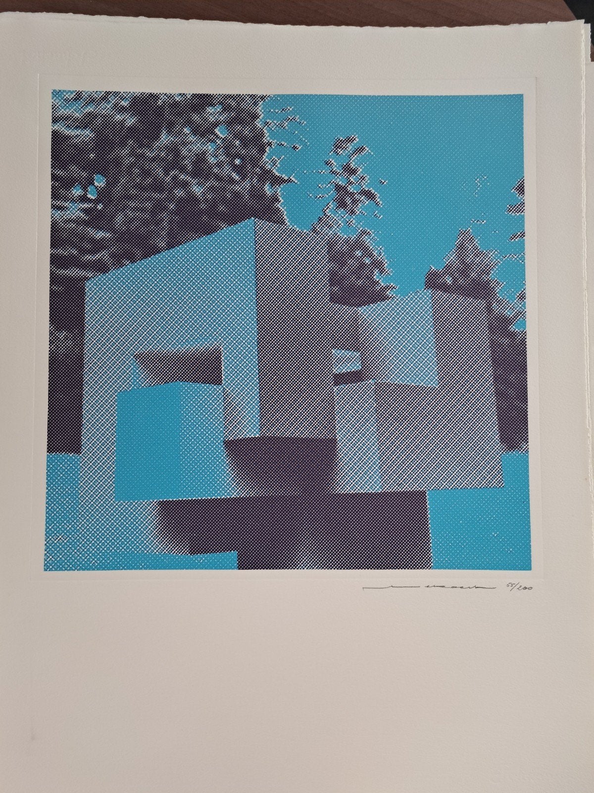 BEKAERT Piet "Geometrie " zeefdruk