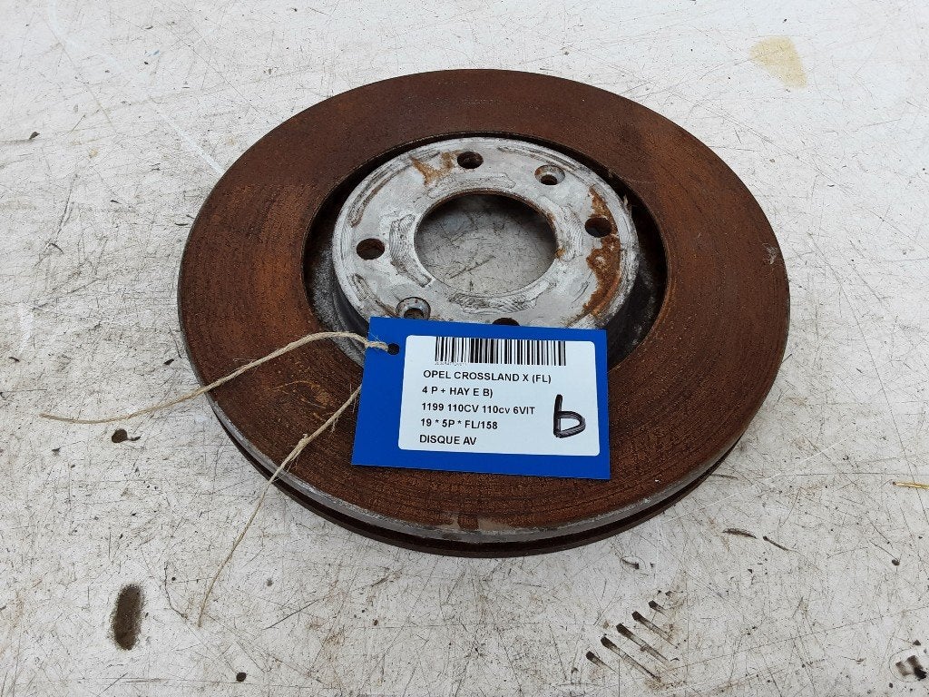 FREIN DISQUE AVANT Opel Crossland (X) (01-2017/05-2018), Opel, Opel Automobile GmbH, Utilisé, Kontakt-opel@opel.com
