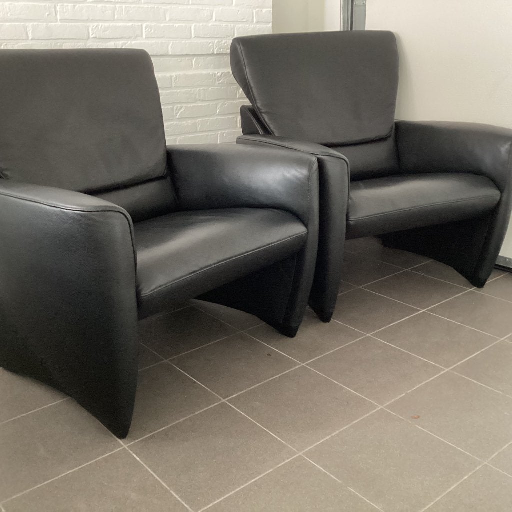 Prachtige set Jori zetelsmodel Angel(verst.b rug)Z.G.A.N., Ophalen, Zo goed als nieuw, Leer, Sede durlet leolux benz artifort