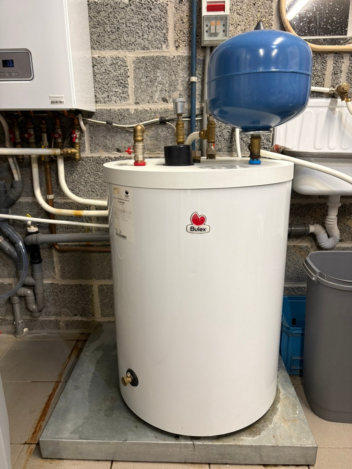 Boiler Bulex FE 120 BM (117L) - Modèle au sol (2017), Boiler, Utilisé, 100 litres ou plus, 6 à 10 ans
