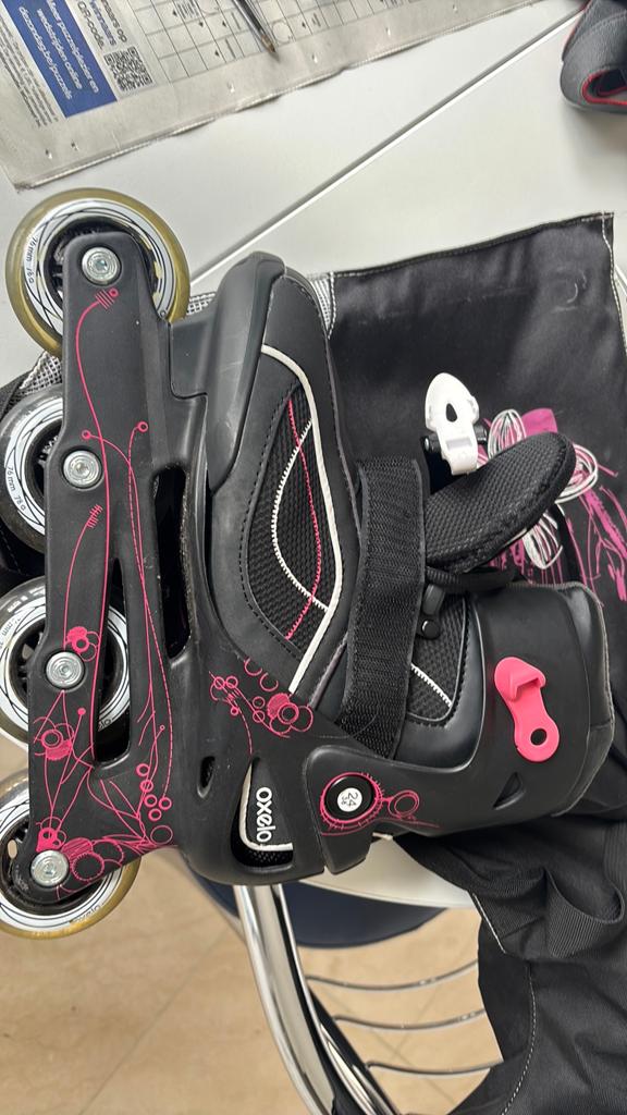 Inline skates zo goed als nieuw oxelo, Sport en Fitness, Skeelers, Ophalen, Zo goed als nieuw