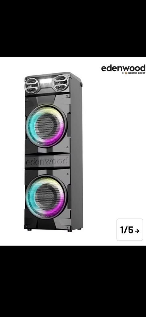 Enceinte Edenwood Méga sound 2200 w, TV, Hi-fi & Vidéo