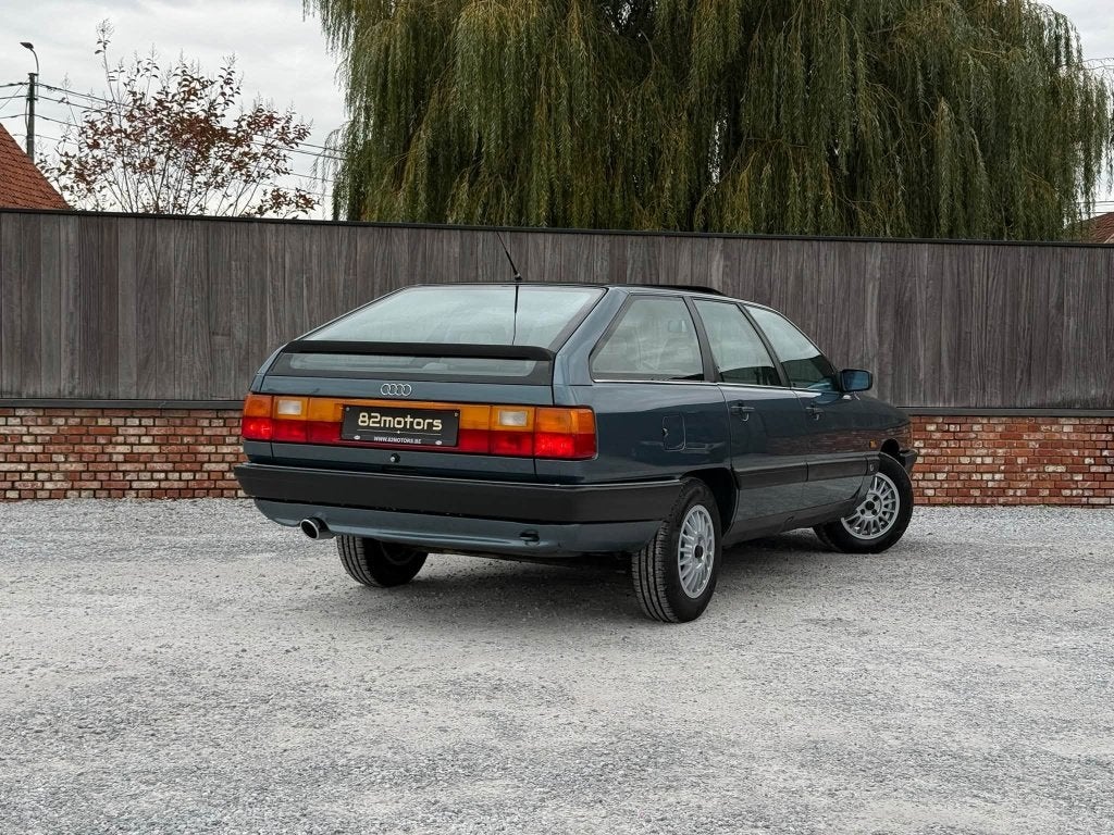 audi 100 avant 2.2e/5cilinder/oldtimer/136pk/2e eigenaar, Auto's, Stof, Blauw, 2226 cc, Bedrijf