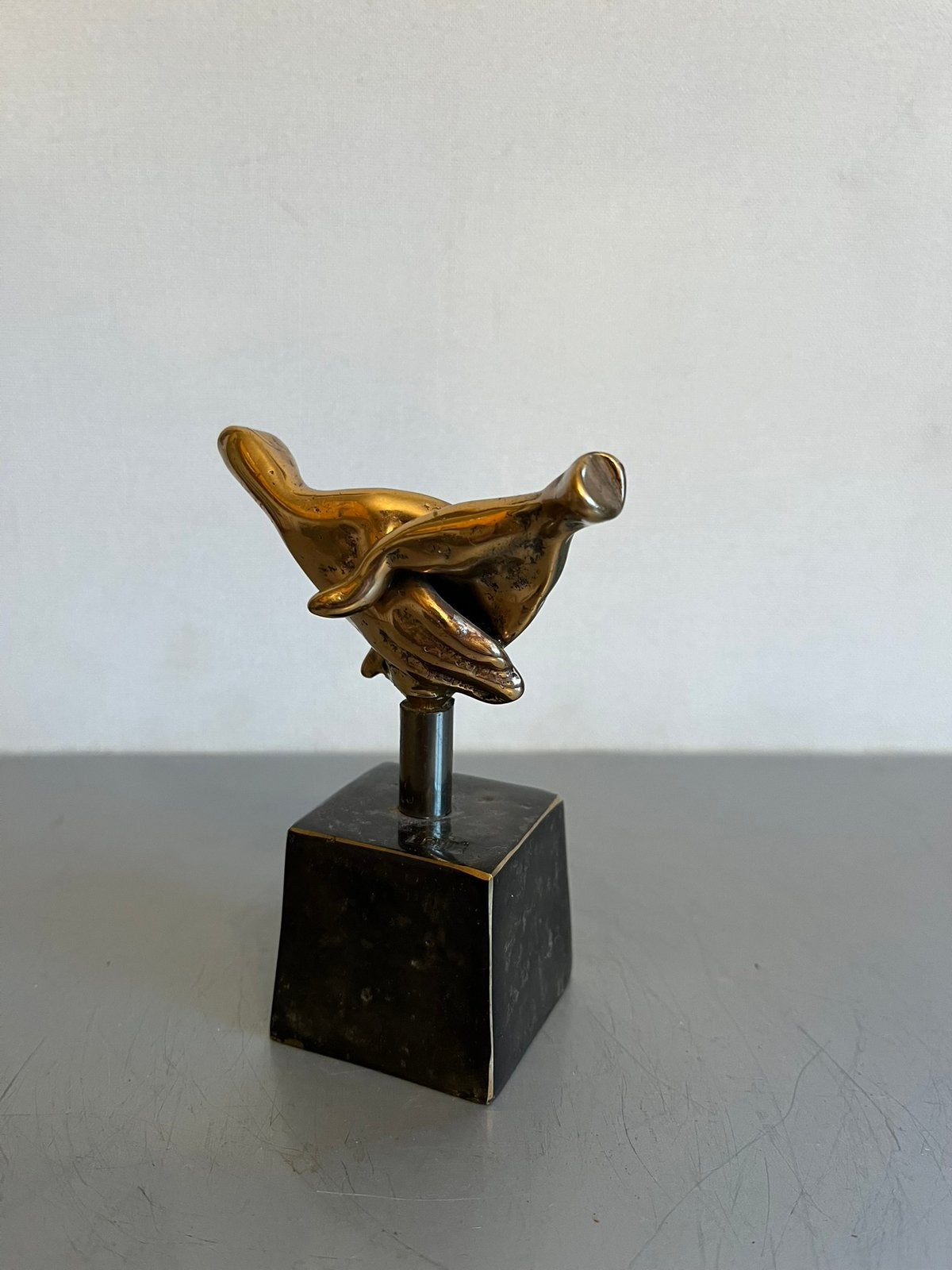 Yves Lohé bronzen handdruksculptuur, Antiek en Kunst, Ophalen of Verzenden