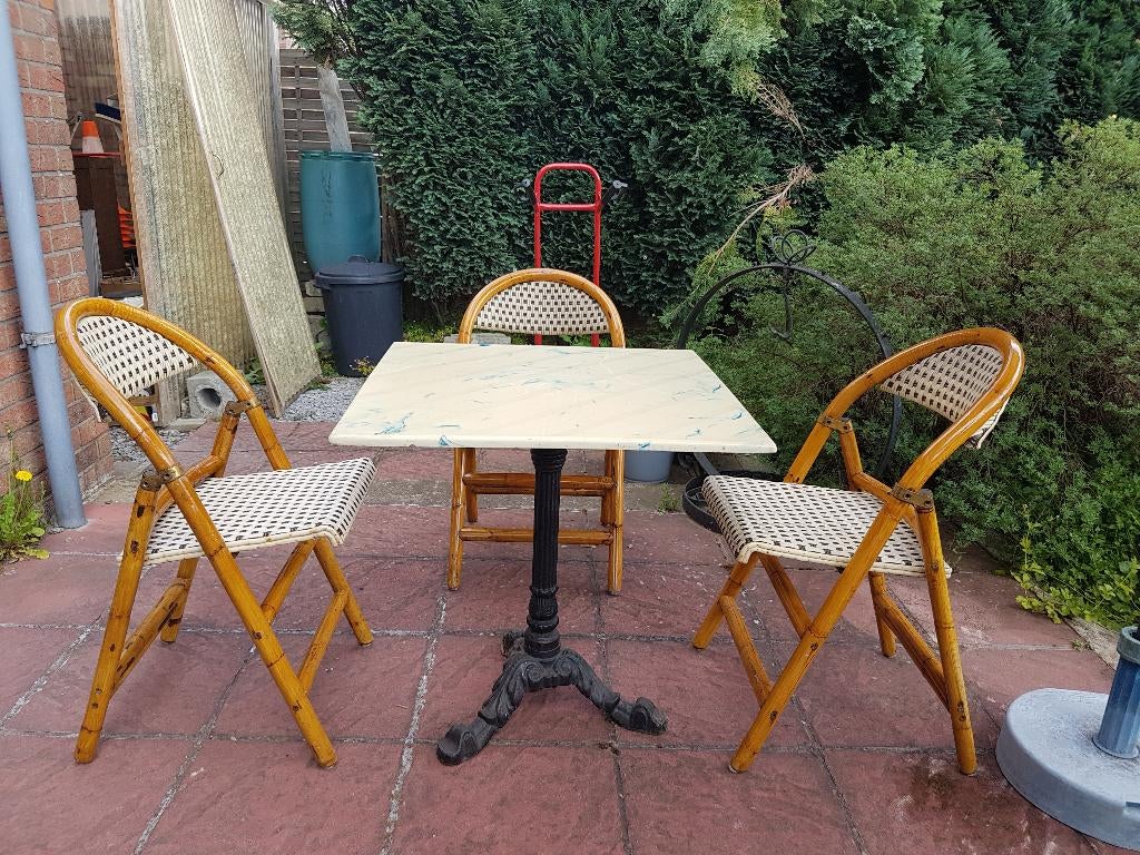 Tables de terrasse de taverne, Enlèvement, Utilisé