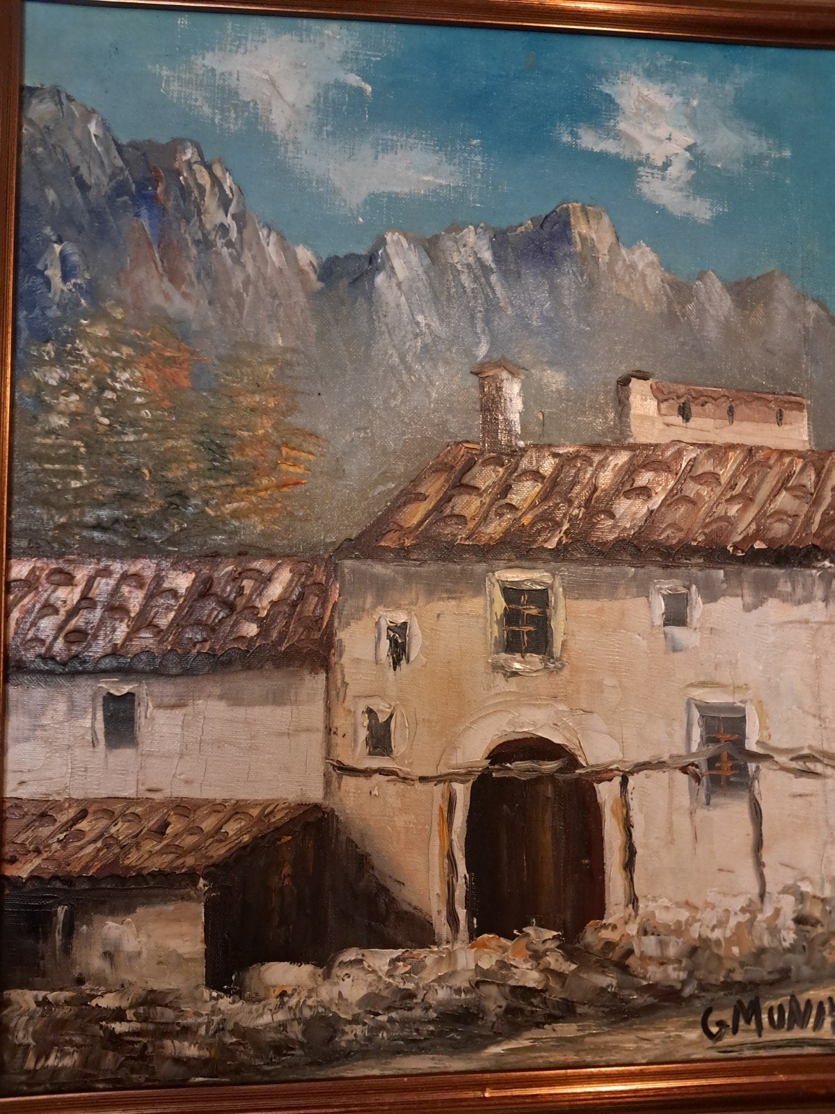 G.Munar peintre cotè, toile estimèe entre 600et700euros, Antiquités & Art, Art | Peinture | Classique, Enlèvement, Toile