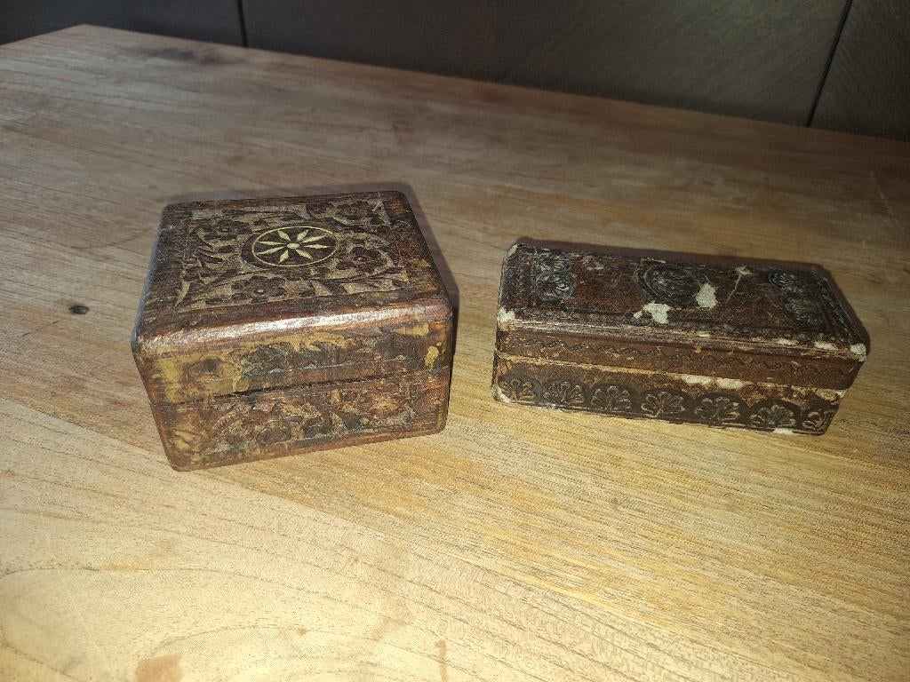 Coffret à bijoux et à timbres, Enlèvement, Boîte