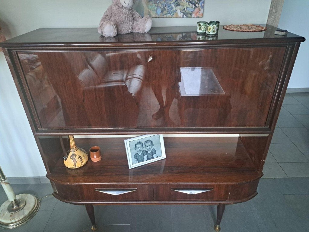 Mid-century barkast, Huis en Inrichting, Ophalen, Zo goed als nieuw