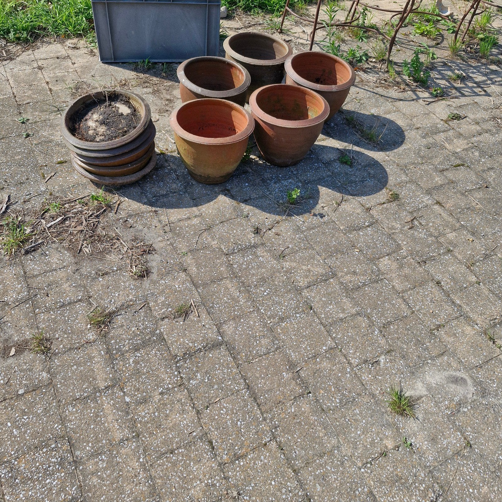 terracotta potten, Tuin en Terras, Ophalen, Terracotta