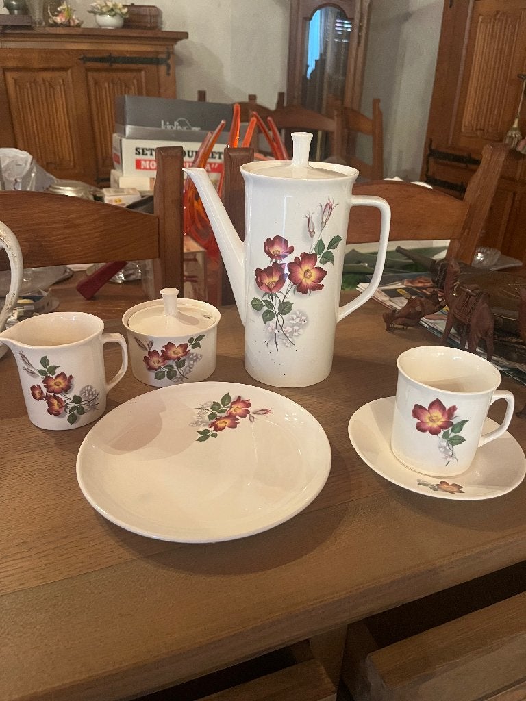 Vintage Duits porseleinen servies, Ophalen