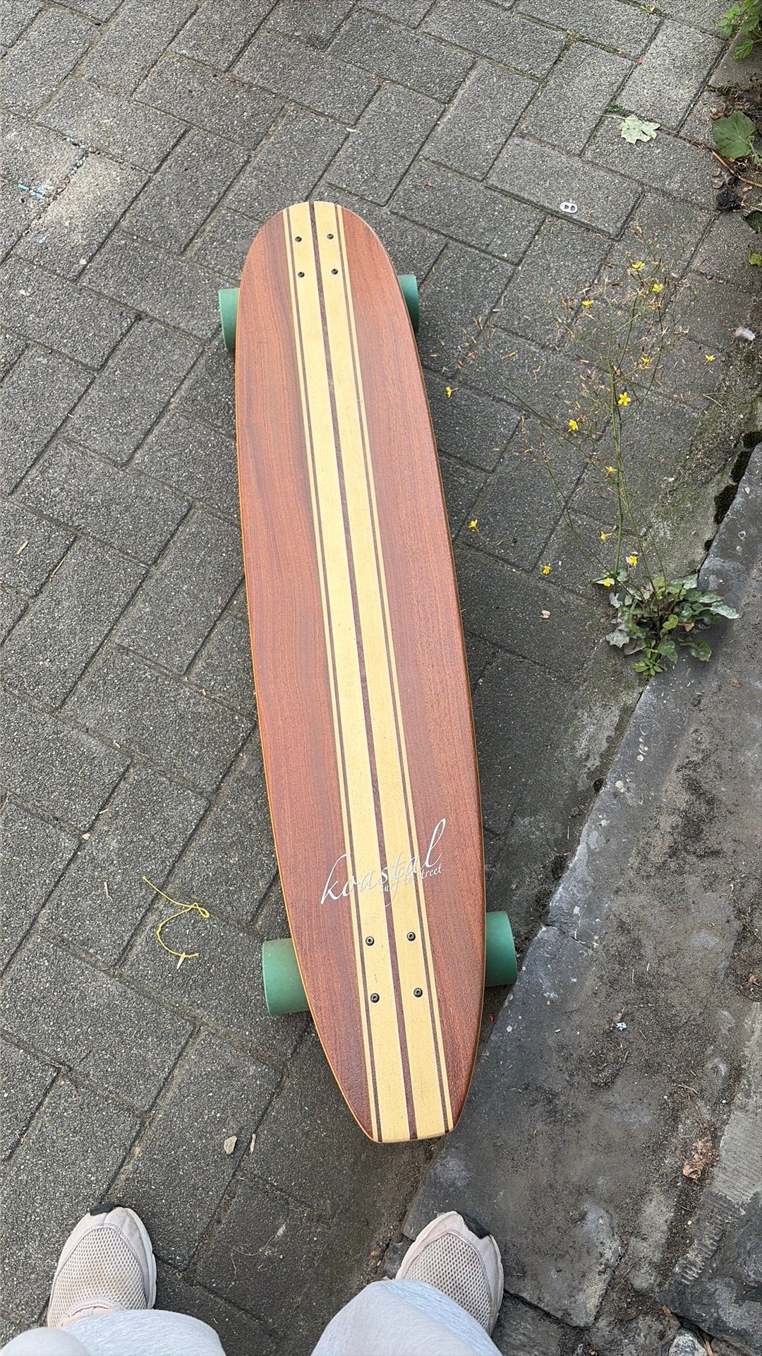 Longboard Koastal T-Band 47" - Style Surfskate / Carving, Ophalen, Zo goed als nieuw, Longboard