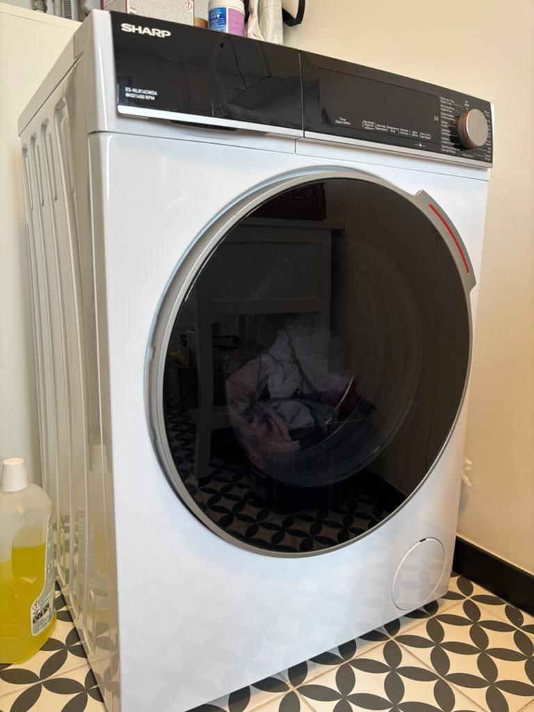 Machine à laver Sharp Energy A - 8 kg, Electroménager, Lave-linge, Comme neuf, Enlèvement