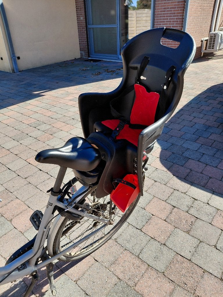Kinderzitje fiets, Voetsteuntjes, Zo goed als nieuw, Ophalen, 15 t/m 25 kg