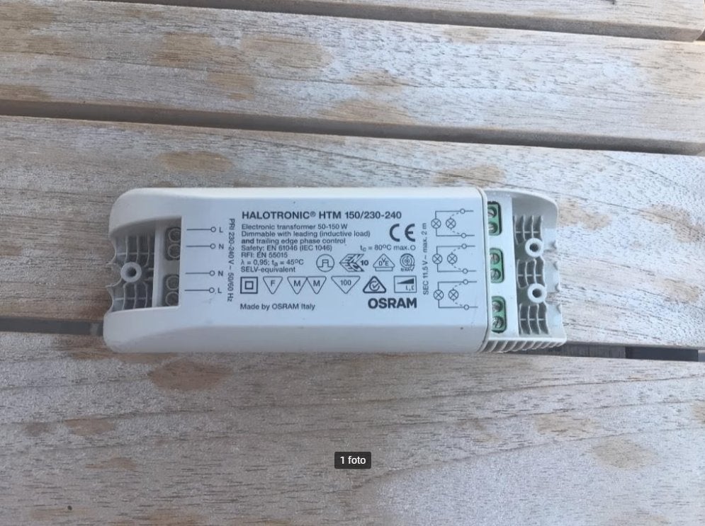 Transfo Osram Halotronic, Bricolage & Construction, Enlèvement ou Envoi, Comme neuf