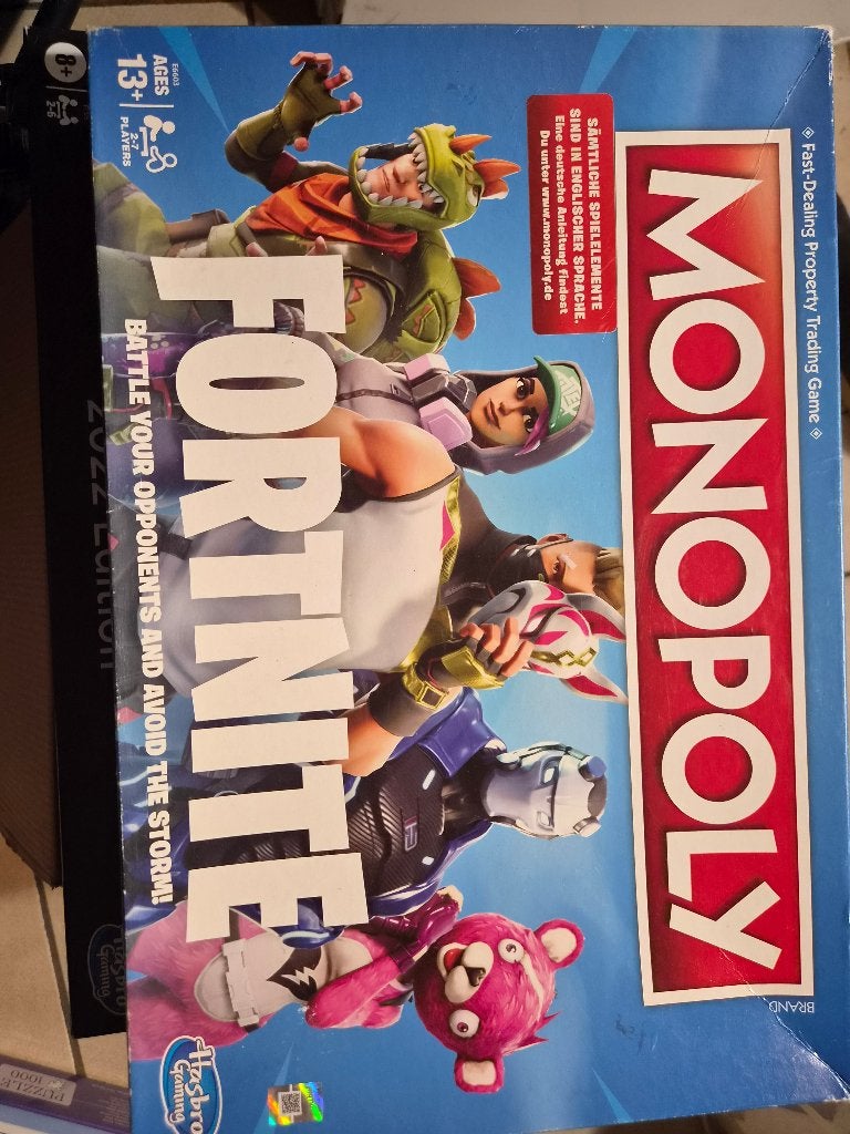 Monopoly Fortnite, Hobby en Vrije tijd, Ophalen, Gebruikt, Hasbro gaming