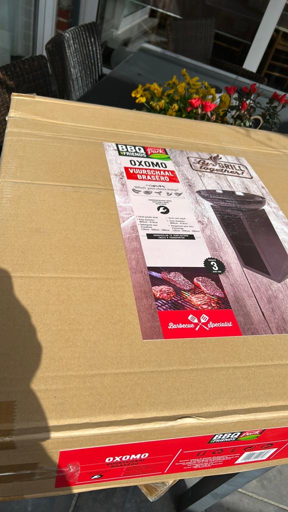 Bbq vuurschaal oxomo nieuw, Tuin en Terras, Ophalen, Nieuw