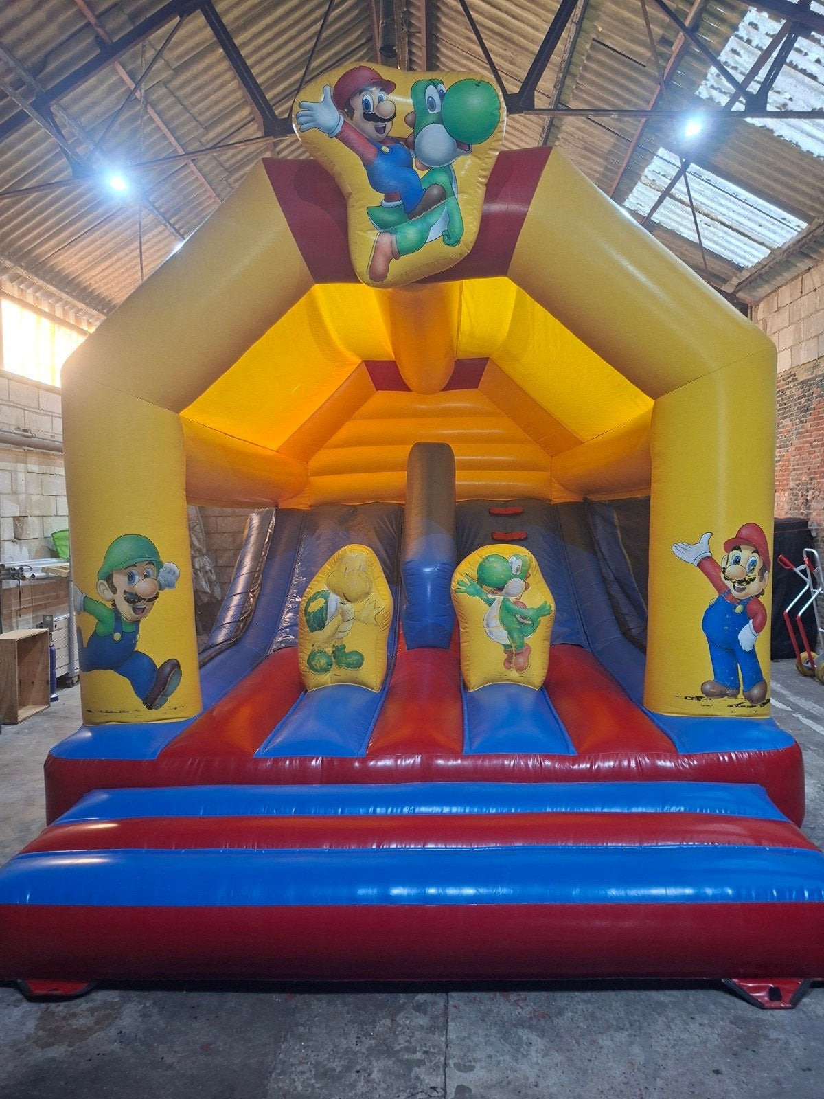 Springkasteel Super Mario TE KOOP, Hobby en Vrije tijd, Ophalen, Gebruikt