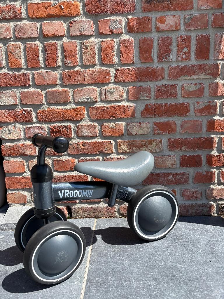 Loopfiets Childhome Vroom Grijs-Zwart, Enlèvement, Utilisé, Vélo d'équilibre