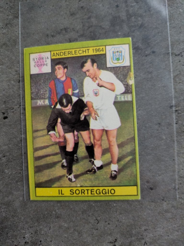 PANINI sticker ANDERLECHT 1964 zeer zeer zeldzaam, Verzenden, Zo goed als nieuw, Sticker