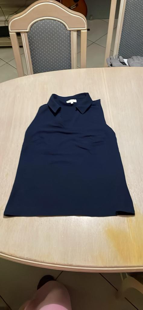 Tanktop, Kleding | Dames, Blauw, Ophalen of Verzenden, Zo goed als nieuw, Maat 36 (S)
